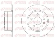 Bremsscheibe Hinterachse REMSA 6280.00