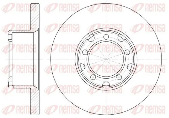 Bremsscheibe REMSA 6296.00