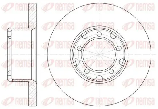 Bremsscheibe REMSA 6296.00 Bild Bremsscheibe REMSA 6296.00