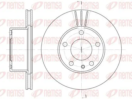 Bremsscheibe Vorderachse REMSA 6298.10