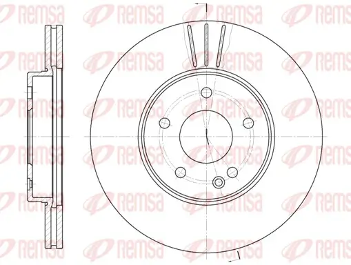 Bremsscheibe Vorderachse REMSA 6313.10
