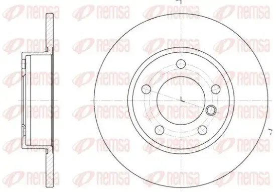Bremsscheibe REMSA 6323.00 Bild Bremsscheibe REMSA 6323.00