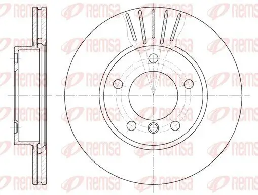 Bremsscheibe REMSA 6324.10