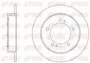 Bremsscheibe Vorderachse REMSA 6331.00