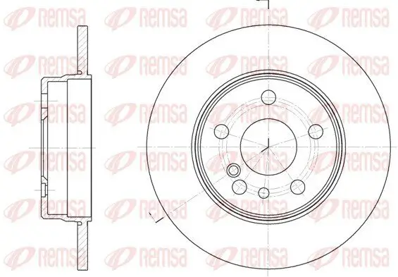 Bremsscheibe REMSA 6332.00