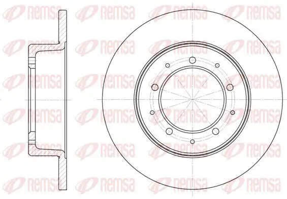 Bremsscheibe REMSA 6333.00