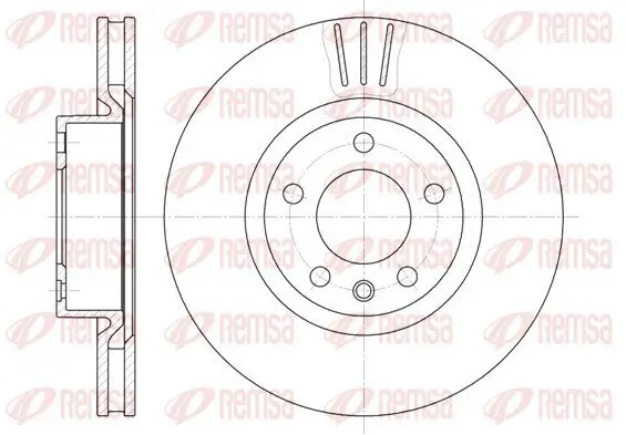 Bremsscheibe REMSA 6339.10