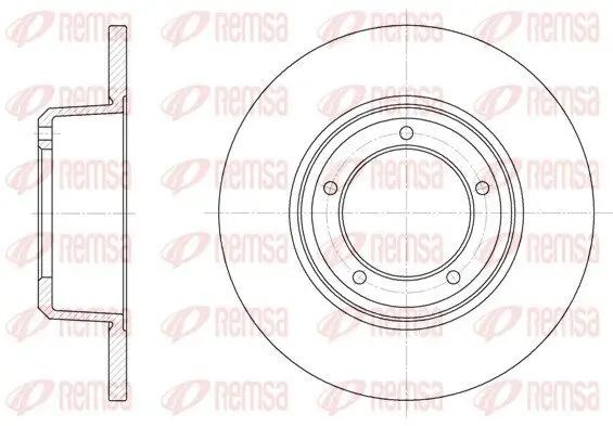 Bremsscheibe Vorderachse REMSA 6341.00