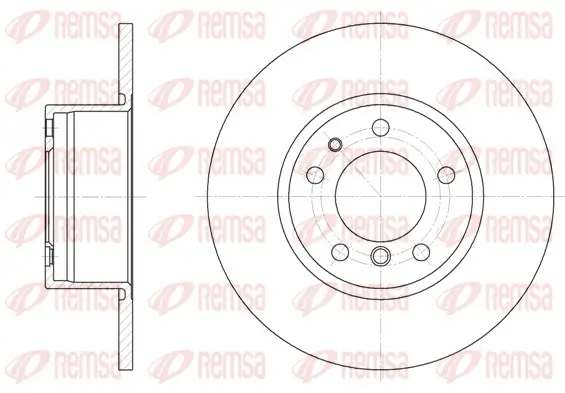 Bremsscheibe Vorderachse REMSA 6347.00