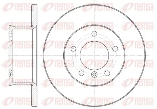 Bremsscheibe Vorderachse REMSA 6350.00 Bild Bremsscheibe Vorderachse REMSA 6350.00