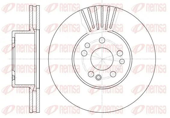 Bremsscheibe REMSA 6353.10