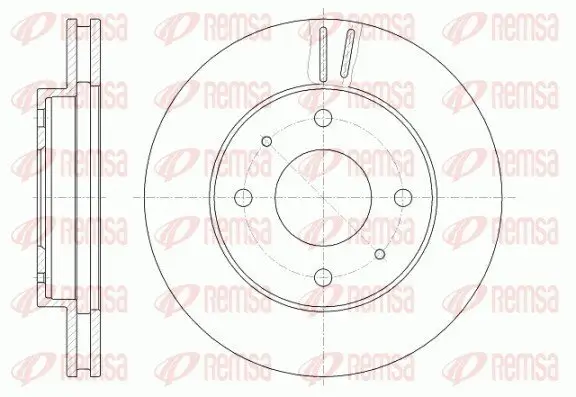 Bremsscheibe REMSA 6394.10