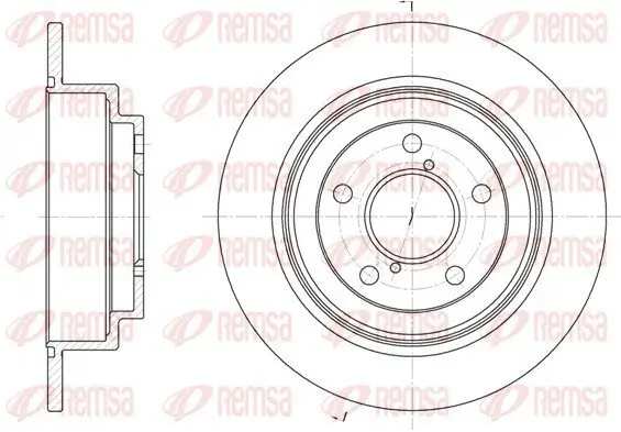 Bremsscheibe REMSA 6398.00