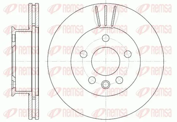 Bremsscheibe REMSA 6416.10