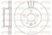 Bremsscheibe Vorderachse REMSA 6416.10