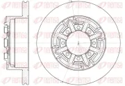 Bremsscheibe Hinterachse REMSA 6420.00