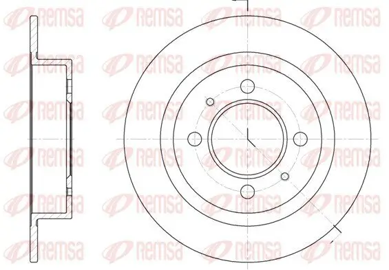 Bremsscheibe REMSA 6424.00