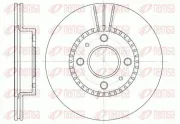 Bremsscheibe Vorderachse REMSA 6430.10