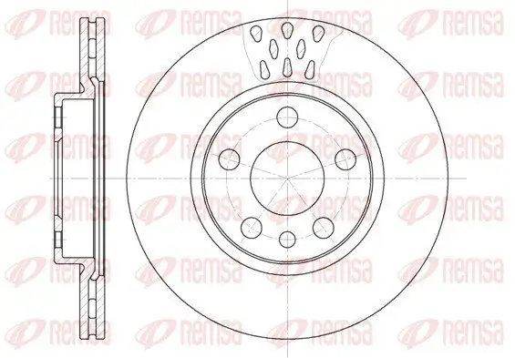 Bremsscheibe REMSA 6442.11