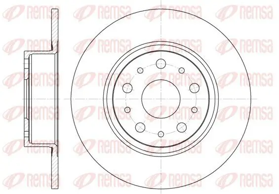 Bremsscheibe REMSA 6457.00