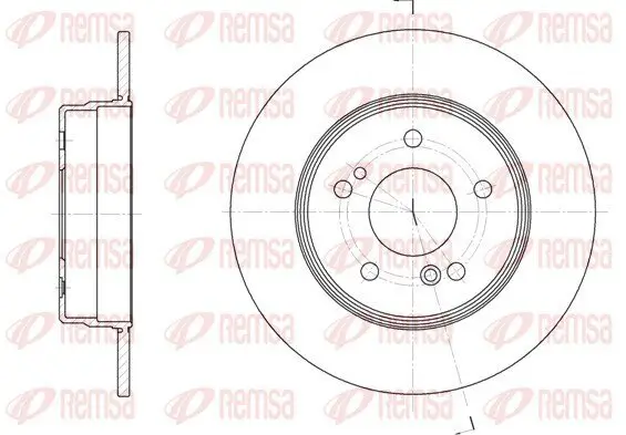 Bremsscheibe REMSA 6467.00