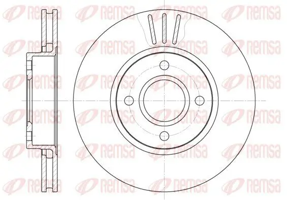 Bremsscheibe REMSA 6469.10