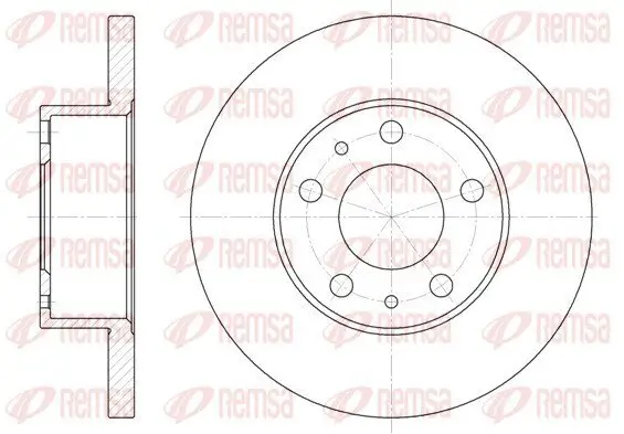 Bremsscheibe REMSA 6473.00