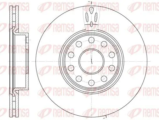 Bremsscheibe REMSA 6478.10