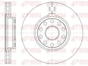 Bremsscheibe Vorderachse REMSA 6479.10
