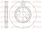 Bremsscheibe Vorderachse REMSA 6486.10