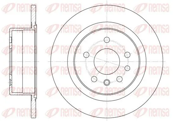 Bremsscheibe REMSA 6488.00