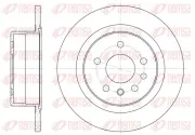 Bremsscheibe Hinterachse REMSA 6488.00
