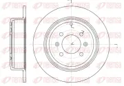 Bremsscheibe Hinterachse REMSA 6498.00