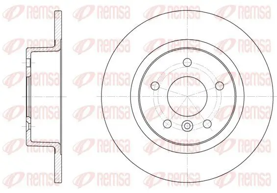 Bremsscheibe REMSA 6506.00