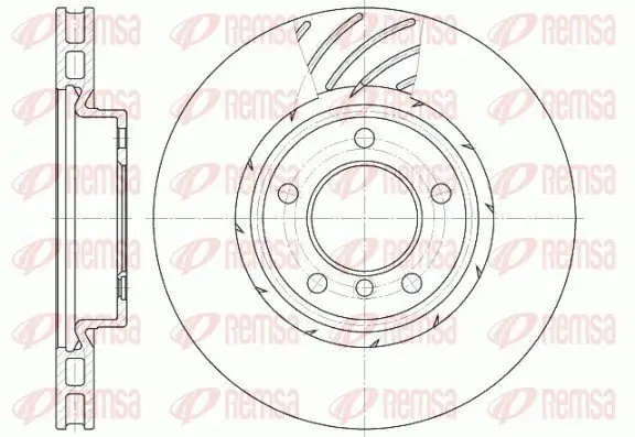 Bremsscheibe REMSA 6508.11