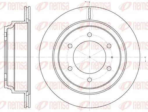 Bremsscheibe REMSA 6515.10