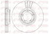 Bremsscheibe Vorderachse REMSA 6518.10