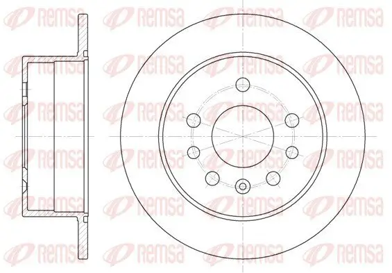 Bremsscheibe REMSA 6532.00