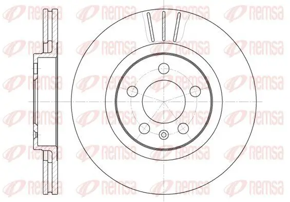 Bremsscheibe REMSA 6546.10