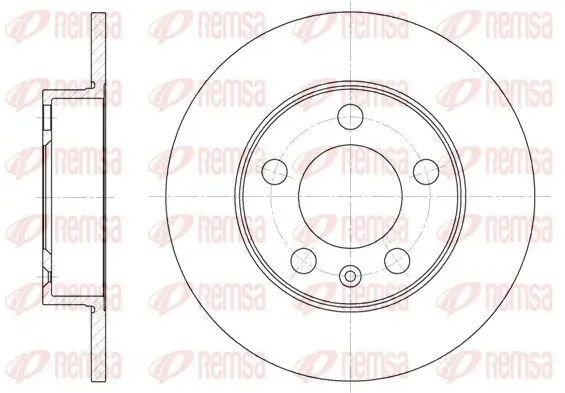 Bremsscheibe REMSA 6547.00