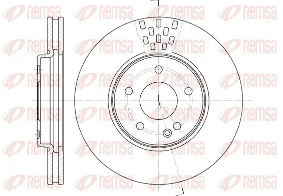 Bremsscheibe REMSA 6556.10