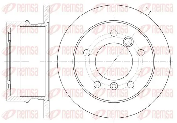 Bremsscheibe REMSA 6565.00