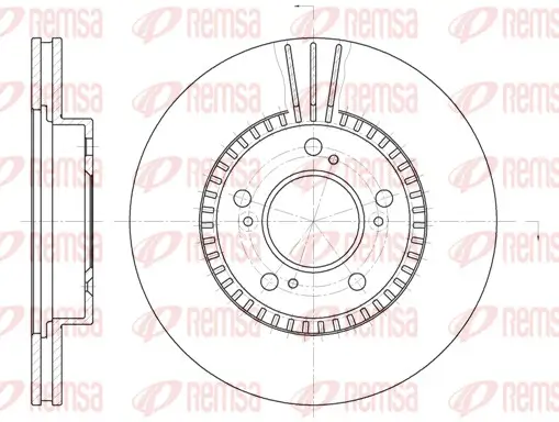 Bremsscheibe Vorderachse REMSA 6586.10