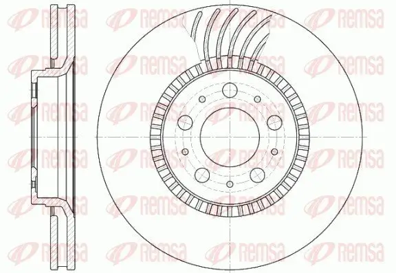 Bremsscheibe REMSA 6591.10