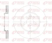 Bremsscheibe Vorderachse REMSA 6614.10