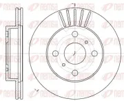Bremsscheibe Vorderachse REMSA 6618.10