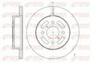Bremsscheibe Vorderachse REMSA 6642.10