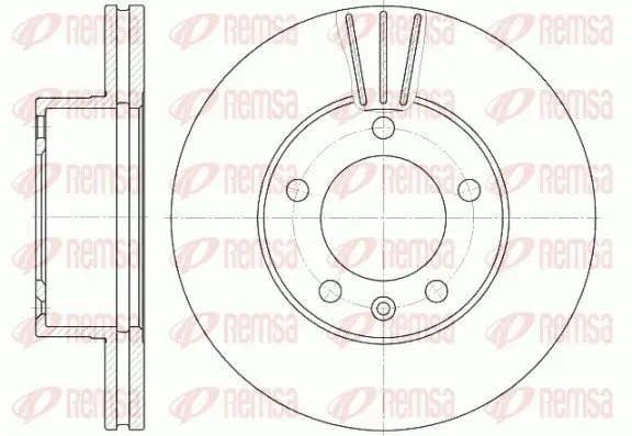 Bremsscheibe REMSA 6643.10