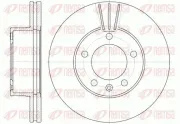 Bremsscheibe Vorderachse REMSA 6643.10