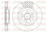 Bremsscheibe Vorderachse REMSA 6644.10